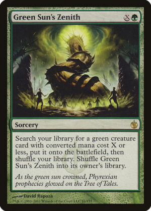 Green Sun's Zenith [Mirrodin Besieged] - NM