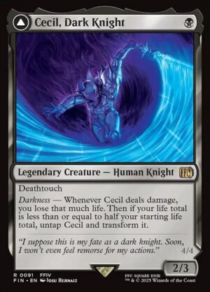 Cecil, Dark Knight // Cecil, Redeemed Paladin [Final Fantasy] - NM