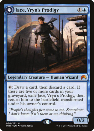 Jace, Vryn's Prodigy // Jace, Telepath Unbound [Magic Origins] - NM