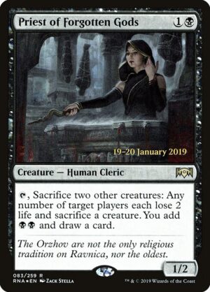 Priest of Forgotten Gods (Foil) [Ravnica Allegiance Promos] - NM