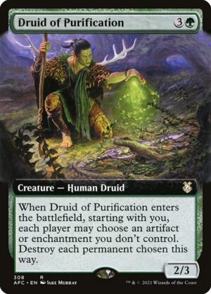 Druid of Purification [Forgotten Realms Commander] - NM