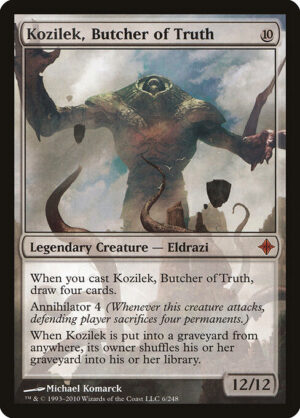 Kozilek, Butcher of Truth [Rise of the Eldrazi] - NM