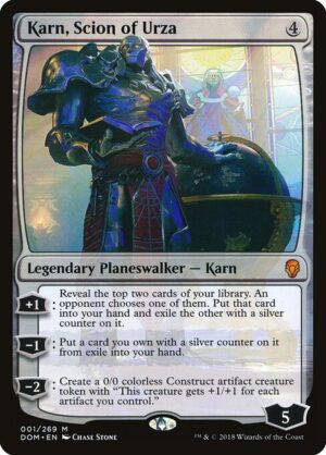 Karn, Scion of Urza [Dominaria] - NM