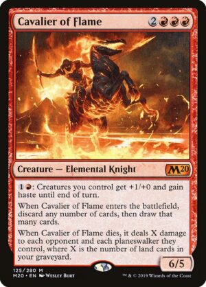 Cavalier of Flame [Core Set 2020] - NM