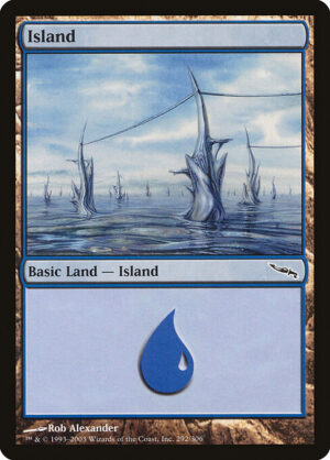 Island (Foil) [Mirrodin] - NM