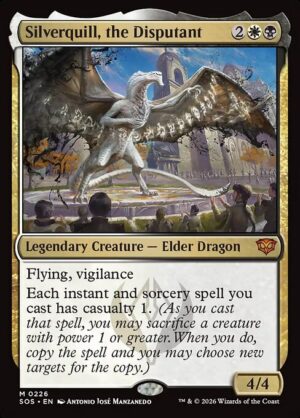 Silverquill, the Disputant (Foil) [Secrets of Strixhaven] - NM