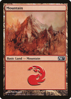 Mountain (Foil) [Magic 2011] - NM