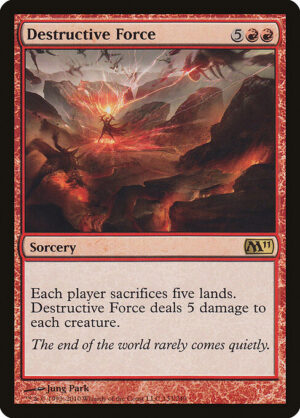 Destructive Force (Foil) [Magic 2011] - NM