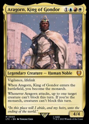 Aragorn, King of Gondor [Tales of Middle-earth Commander] - NM