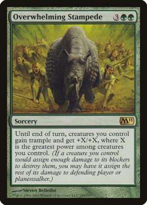 Overwhelming Stampede [Magic 2011] - NM