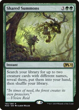Shared Summons [Core Set 2020] - NM