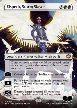 Elspeth, Storm Slayer [Tarkir: Dragonstorm] - NM