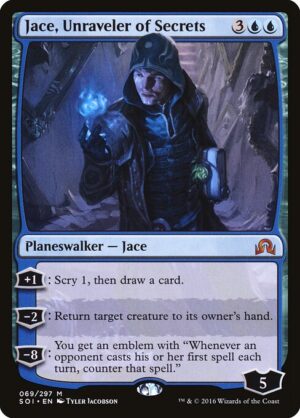 Jace, Unraveler of Secrets [Shadows over Innistrad] - NM