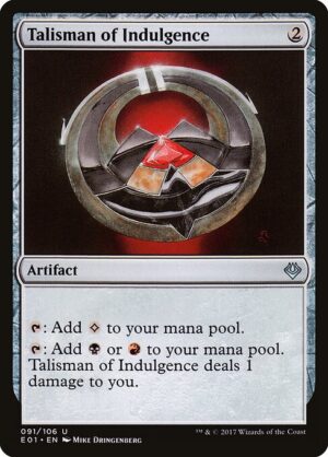 Talisman of Indulgence [Archenemy: Nicol Bolas] - NM