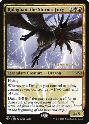 Kolaghan, the Storm's Fury (Foil) [Fate Reforged Promos] - NM