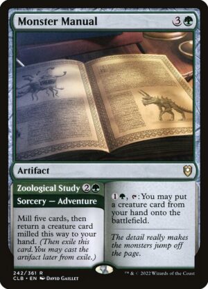 Monster Manual // Zoological Study [Commander Legends: Battle for Baldur's Gate] - NM