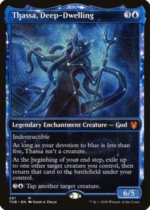 Thassa, Deep-Dwelling (Foil) [Theros Beyond Death] - NM