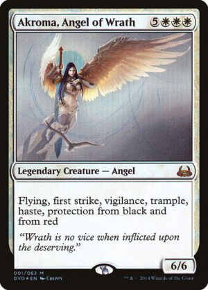 Akroma, Angel of Wrath (Foil) [Duel Decks Anthology: Divine vs. Demonic] - NM