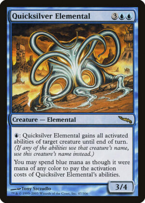 Quicksilver Elemental [Mirrodin] - NM