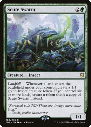 Scute Swarm [Zendikar Rising Promos] - NM