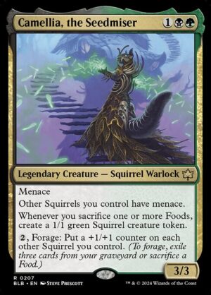 Camellia, the Seedmiser (Foil) [Bloomburrow] - NM