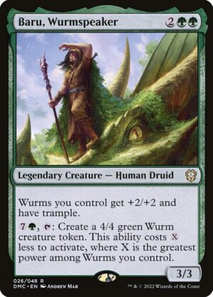 Baru, Wurmspeaker [Dominaria United Commander] - NM