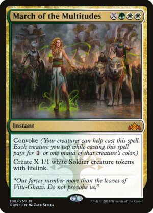 March of the Multitudes [Guilds of Ravnica] - NM