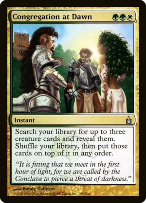 Congregation at Dawn [Ravnica: City of Guilds] - NM