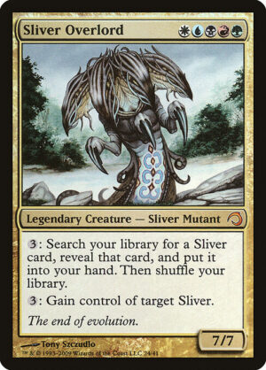 Sliver Overlord (Foil) [Premium Deck Series: Slivers] - NM