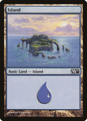 Island (Foil) [Magic 2011] - NM