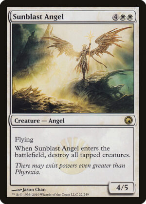 Sunblast Angel [Scars of Mirrodin] - NM