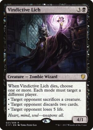 Vindictive Lich [Commander 2017] - NM