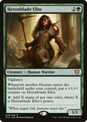 Heronblade Elite [Midnight Hunt Commander] - NM