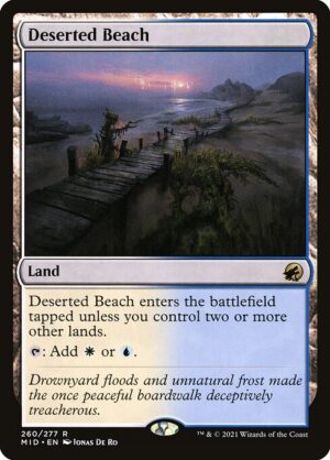 Deserted Beach [Innistrad: Midnight Hunt] - NM