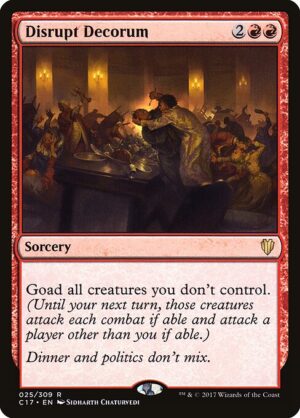 Disrupt Decorum [Commander 2017] - NM