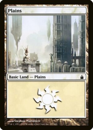 Plains (Foil) [Ravnica: City of Guilds] - NM