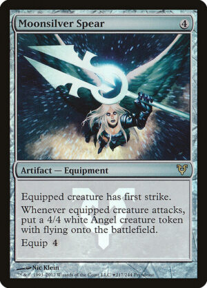 Moonsilver Spear (Foil) [Avacyn Restored Promos] - NM