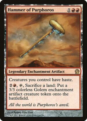 Hammer of Purphoros (Foil) [Theros] - NM