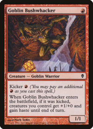 Goblin Bushwhacker [Zendikar] - NM