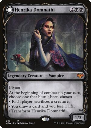 Henrika Domnathi // Henrika, Infernal Seer [Innistrad: Crimson Vow] - NM
