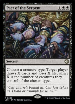 Pact of the Serpent [The Lost Caverns of Ixalan Commander] - NM