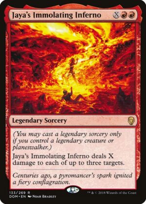 Jaya's Immolating Inferno [Dominaria] - NM