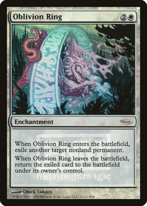 Oblivion Ring (Foil) [Friday Night Magic 2009] - NM
