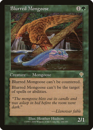 Blurred Mongoose (Foil) [Invasion] - NM