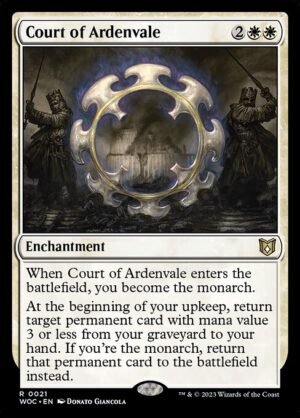 Court of Ardenvale [Wilds of Eldraine Commander] - NM