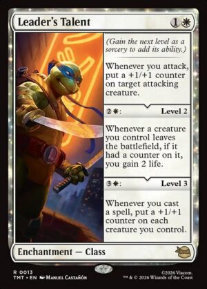 Leader's Talent (Foil) [Teenage Mutant Ninja Turtles] - NM