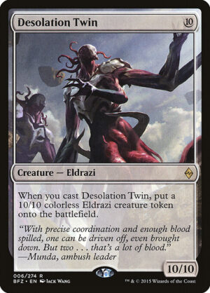 Desolation Twin (Foil) [Battle for Zendikar] - NM