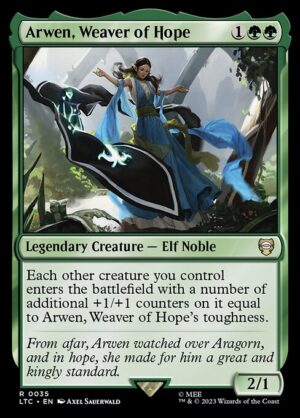 Arwen, Weaver of Hope [Tales of Middle-earth Commander] - NM