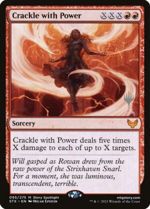 Crackle with Power [Strixhaven: School of Mages Promos] - NM