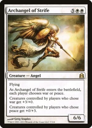 Archangel of Strife [Commander 2011] - NM